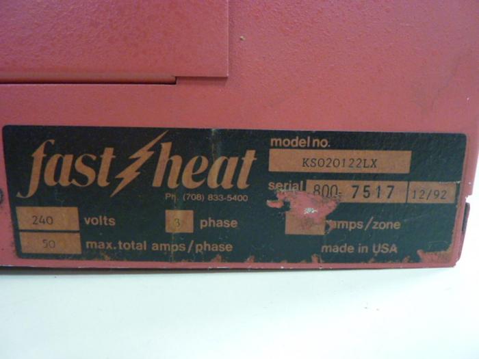 Used FAST HEAT 5 Card Slot Rack KS020122LX #63344