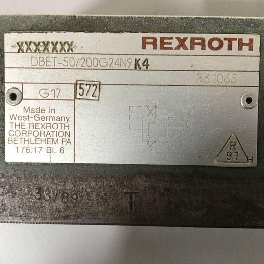 Used REXROTH Valve DBET50200G24N9K4 #90388