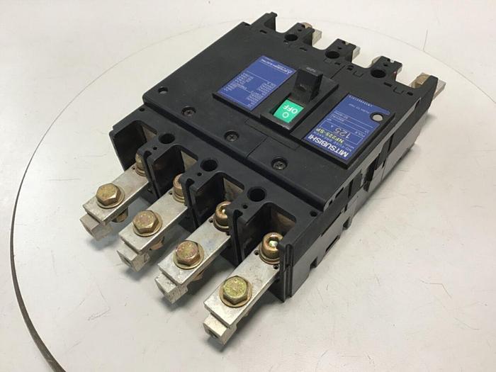 Used MITSUBISHI 125 Amp Circuit Breaker NF225-SP-125 #119963