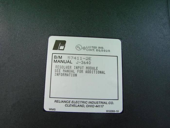 Used RELIANCE ELECTRIC Input Module 57411-2E USED