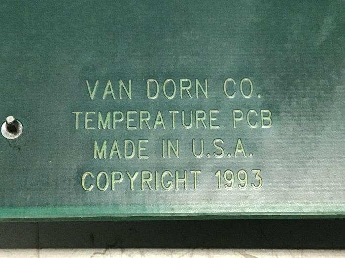Used VAN DORN Temperature Circuit Board PC330-021 330-021 Used