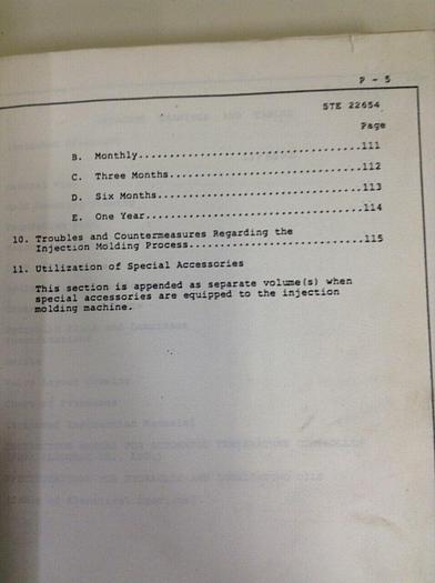 Used TOSHIBA Instruction Manual ISP85NII #67969