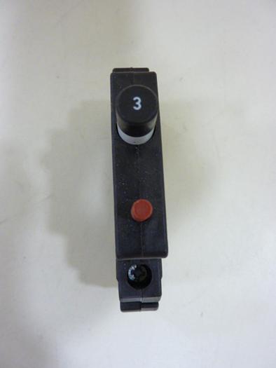 Used WEIDMULLER 3 Amp Circuit Breaker 9101703500 #52177