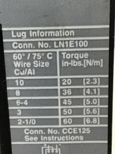 Used SIEMENS 50 Amp Circuit Breaker ED63B050 Used