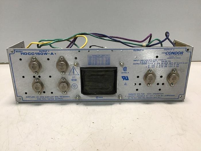 Used CONDOR Power Supply HDCC150W-A+ #120658