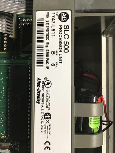 Used ALLEN BRADLEY 5/01 Processor Unit 1747-L511 SER B #48125