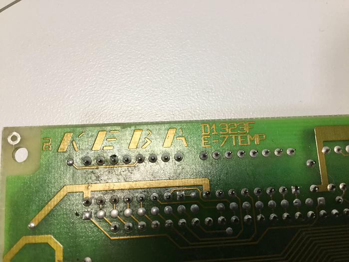 Used KEBA Circuit Board E-7TEMP D1323F Used