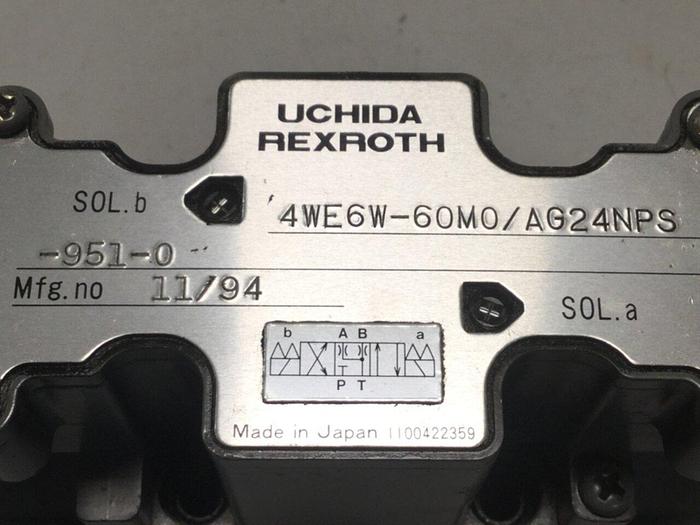 Used REXROTH Valve 4WE6W60M0/AG24NPS9510 #105861