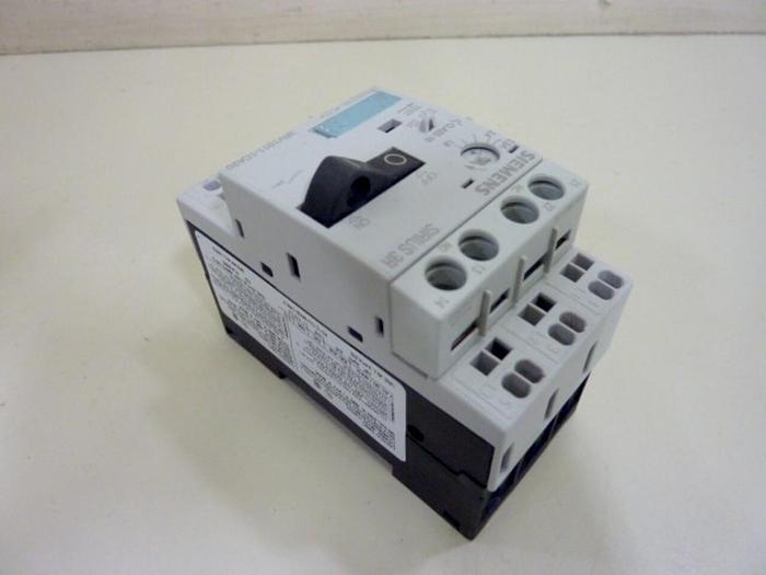 Used SIEMENS 2.5 Amp Starter Motor Protector Circuit Breaker 3RV1 011-1CA20 #64784
