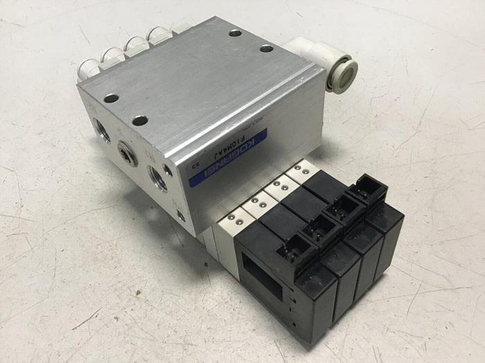 Used KOGANEI Manifold w/ Valves F10M4AJ #120900