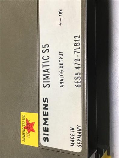 Used SIEMENS Analog Output 6ES5 470-7LB12 #113126