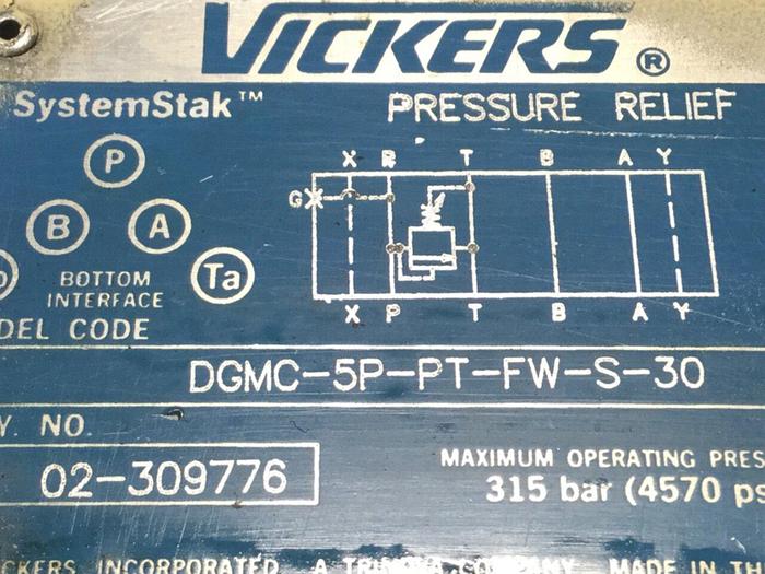 Used VICKERS Valve DGMC5PPTFWS30 #106426