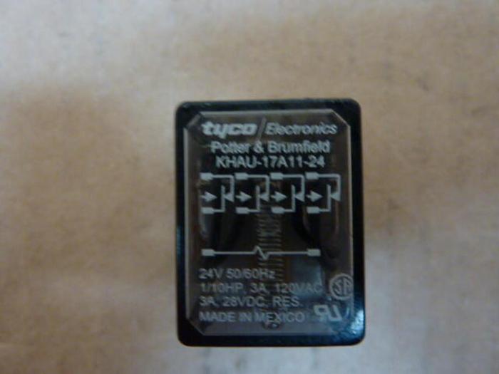 Used POTTER & BRUMFIELD Relay KHAU-17A11-24 #27344