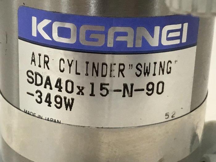 Used KOGANEI Air Cylinder Swing SDA40X15-N-90-358W #121041