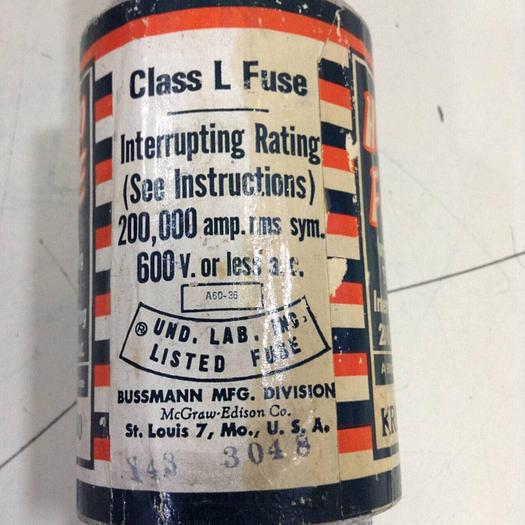 Used BUSSMANN Hi-Cap Fuse KRP-C 650 #88441