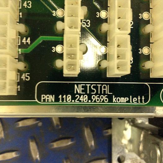 Used NETSTAL Slot Rack 110.250.2019 #77900