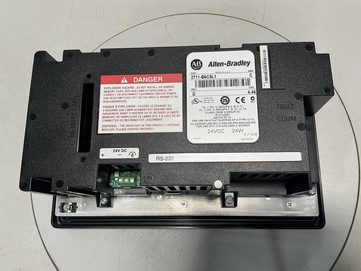 Used ALLEN BRADLEY 2711-B6C5L1 SER C