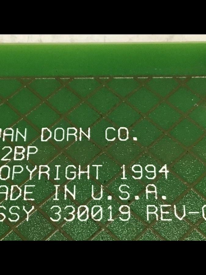 Used VAN DORN Circuit Board 330019 PC330-019 330-019 Used