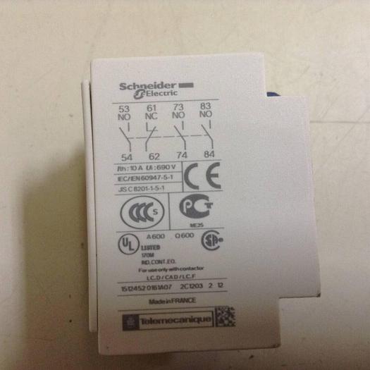 Used TELEMECANIQUE Auxiliary Contact LADN31 #86850
