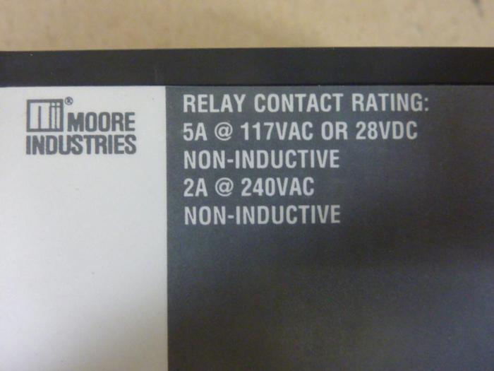Used MOORE INDUSTRIES Current Alarm DDA/0-5V/SH2/24DC-AD-GR #51491