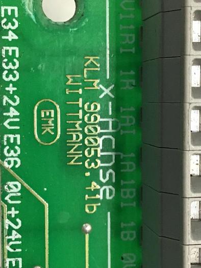 Used WITTMANN Circuit Board KLM 990053.41B #114267
