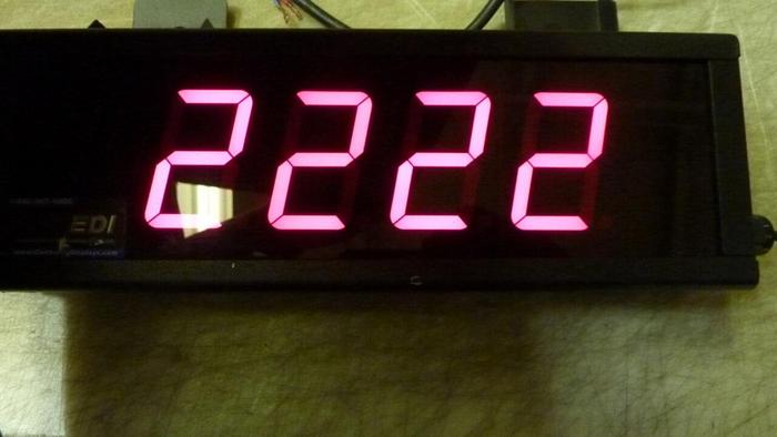Used EDI Digital Display ED202-117-4D-N1-ETH #72114
