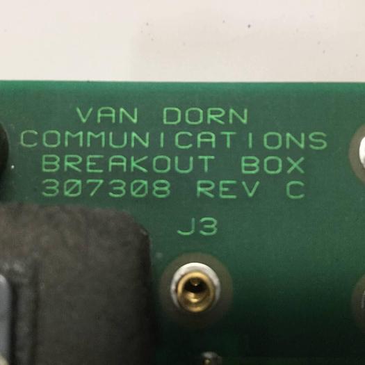 Used CINCINNATI MILACRON Communications Breakout Board 307308 #92737