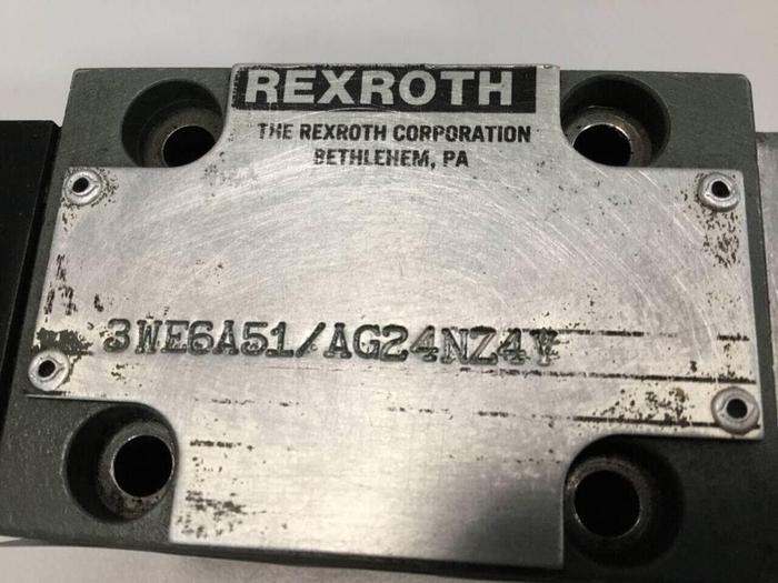 Used REXROTH Valve 3WE6A51AG24NZ47 #99060