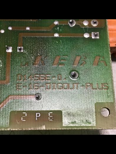 Used KEBA Engel Output Board E-16-DIGOUT-PLUS D1456E-0 Used