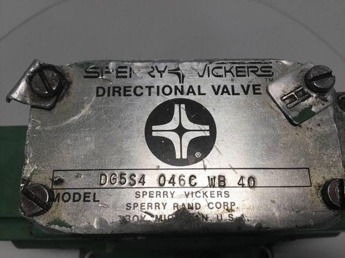 Used SPERRY VICKERS Directional Valve DG5S4046CWB40 #99506