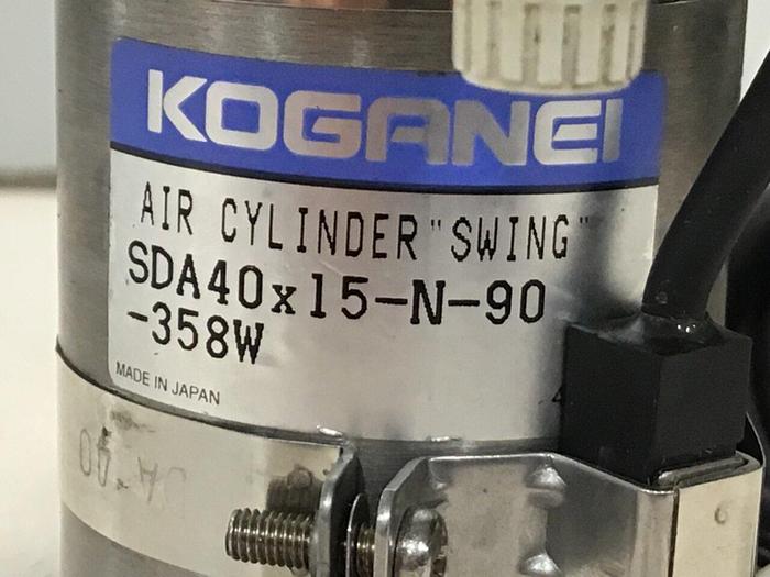 Used KOGANEI Air Cylinder Swing SDA40X15-N-90-358W #121034