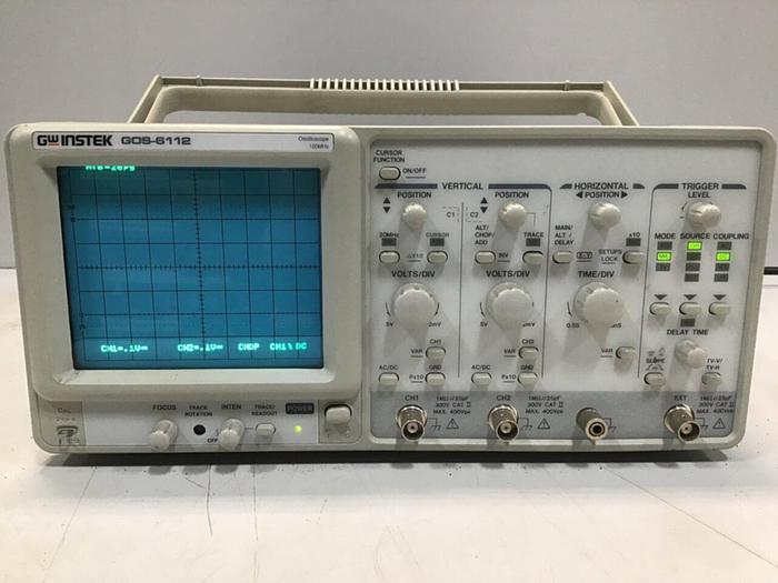 Used GW INSTEK Oscilloscope GOS-6112 #119528