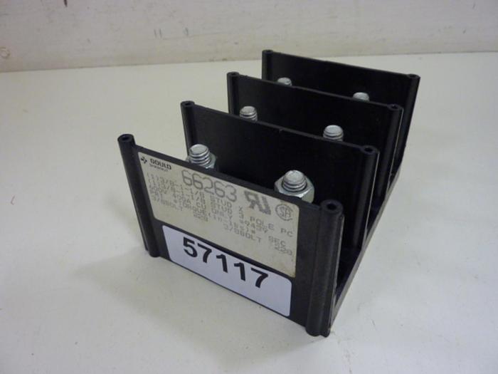 Used GOULD 400 Amp Fuse Block 66263 #57117