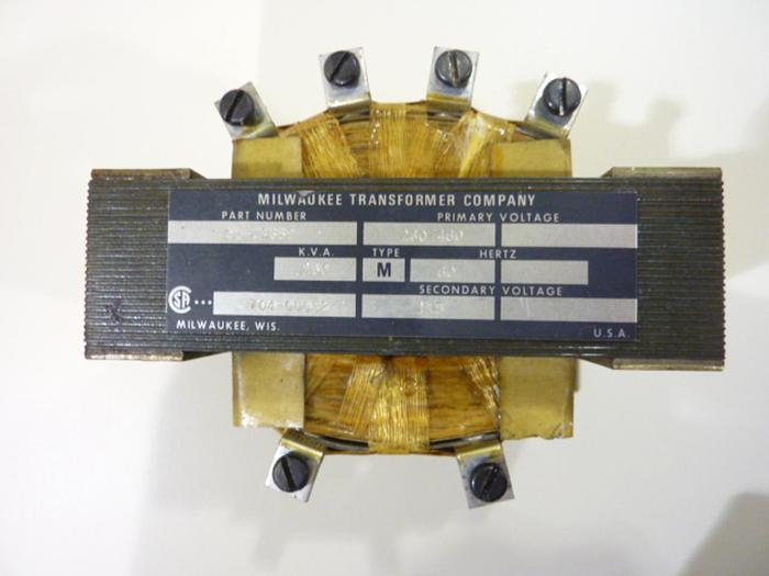 Used MILWAUKEE TRANSFORMER .150 kVA Transformer C1-23359 #41862