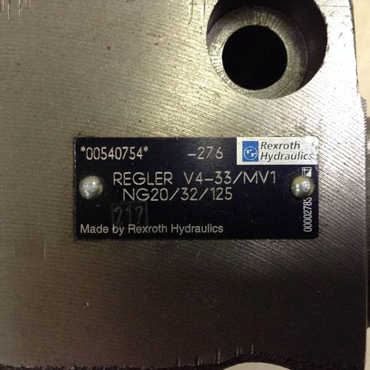 Used REXROTH Valve REGLERV433/MV1NG20/32/125 Used