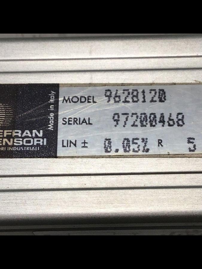 Used GEFRAN Linear Transducer 9628120 USED