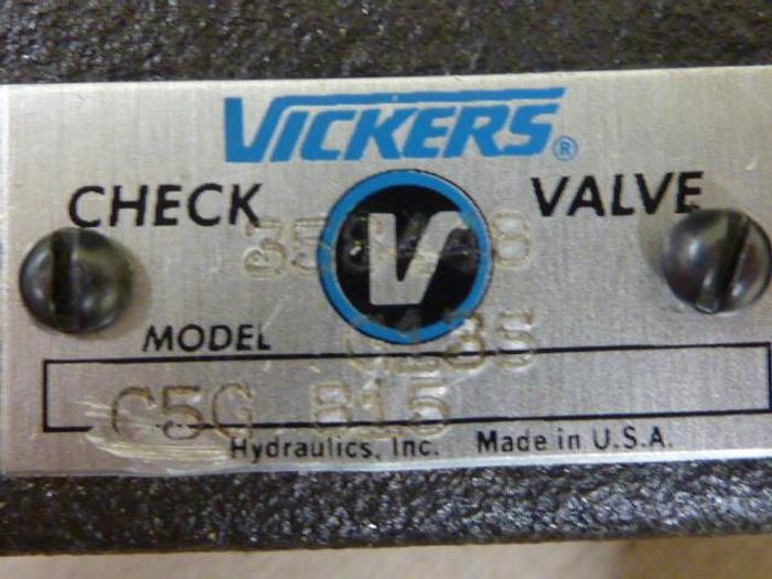 Used VICKERS Check Valve C5G815 #59846