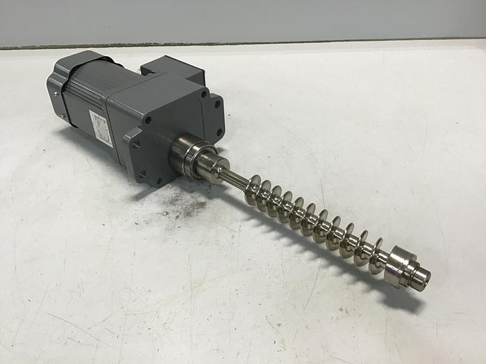 Used MITSUBISHI Geared Motor w/Feed Throat Plate GM-J2W Used #141428