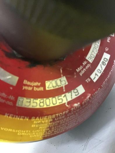 Used HYDAC Accumulator SB330-4F1/112U-210C #123415