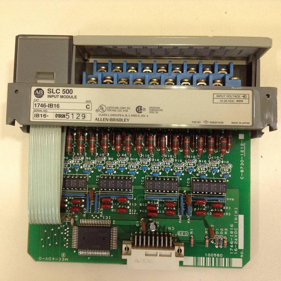 Used ALLEN BRADLEY Input Module 1746-IB16 SER C Used