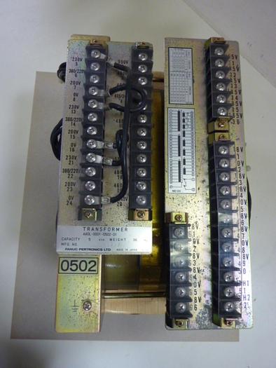 Used FANUC 5 kVA Transformer A80L-0001-0502-01 #48897