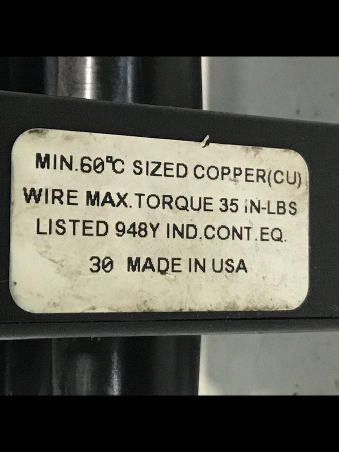 Used WATLOW CONTROLS Contactor Relay LD30-1000-0U00 #127417