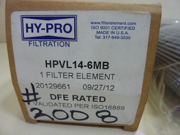 Used SCHROEDER Filter HPVL14-6MB #62491