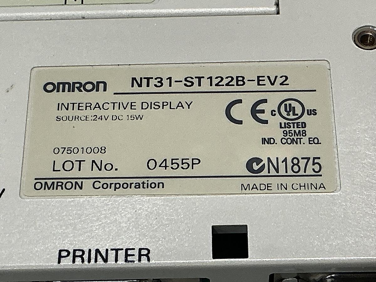 Used OMRON NT31-ST122B-EV2