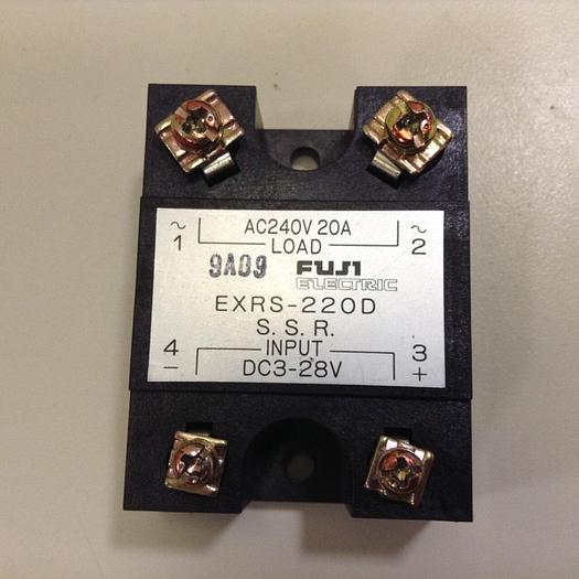 Used FUJI ELECTRIC Solid State Relay EXRS-220D #84454