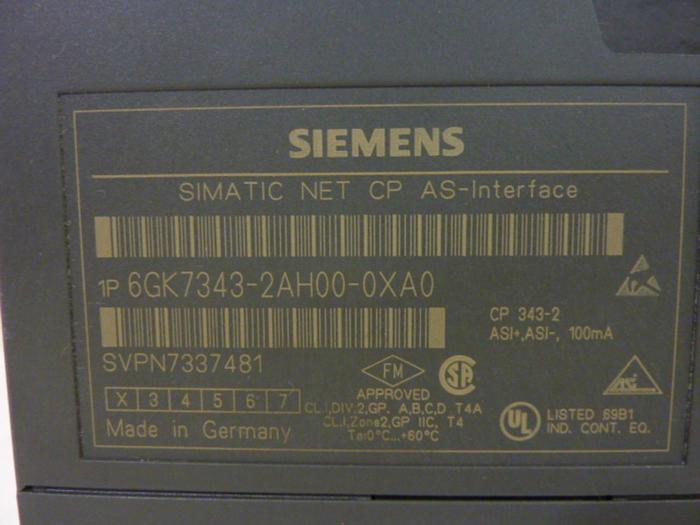 Used SIEMENS Communication Module 6GK7 343-2AH00-0XA0 #41888