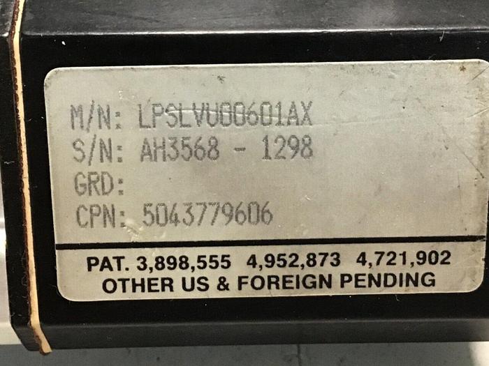 Used MTS Transducer LPSLVU00601AX #126716