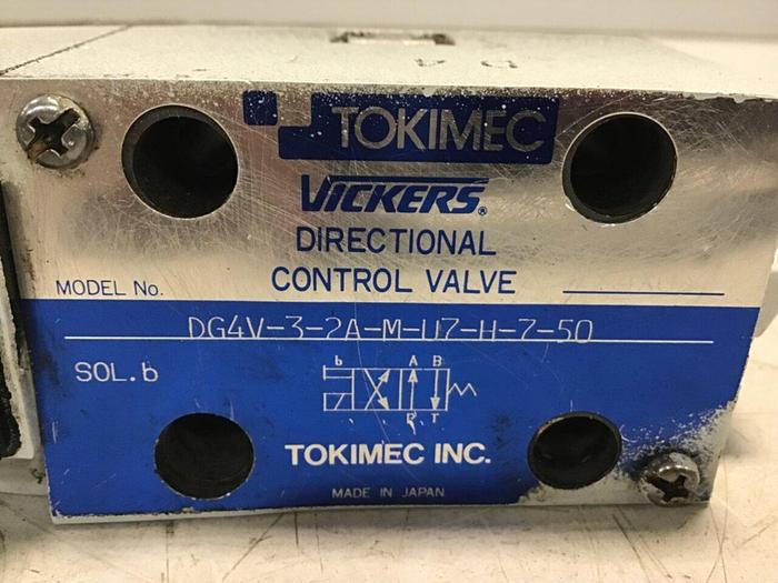 Used VICKERS Valve DG4V-3-2A-M-U7-H-7-50 USED