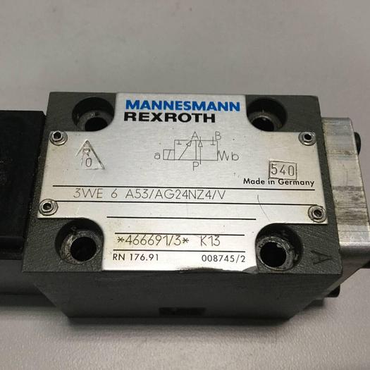 Used MANNESMANN REXROTH Valve 3WE6A53/AG24NZ4 #97485