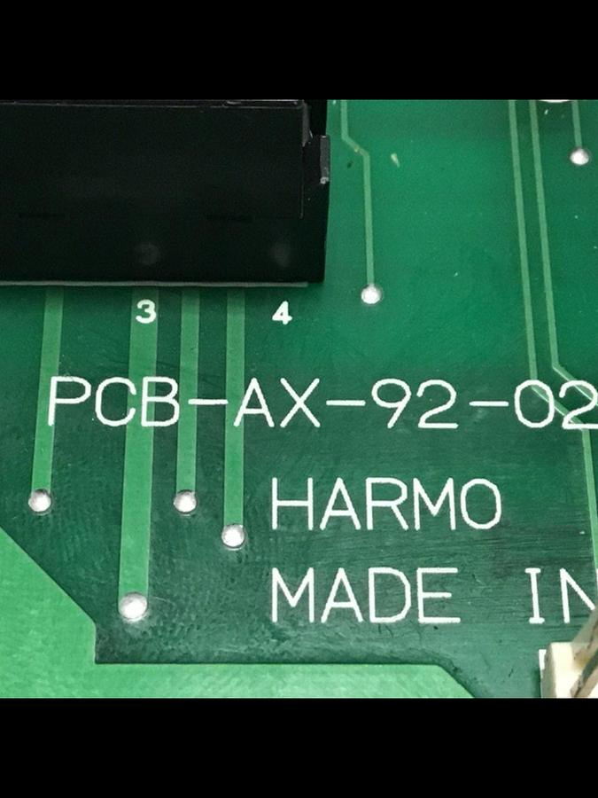 Used HARMO Circuit Board PCB-AX-92-02A #114461